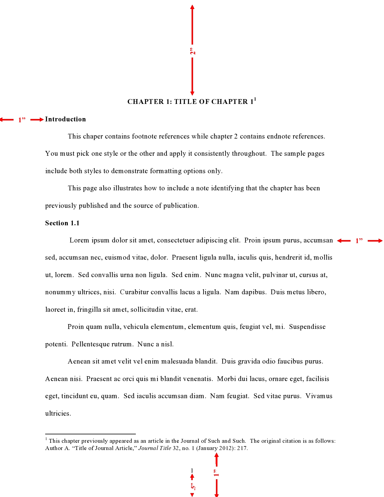 Chapter 3 thesis basic parts and format