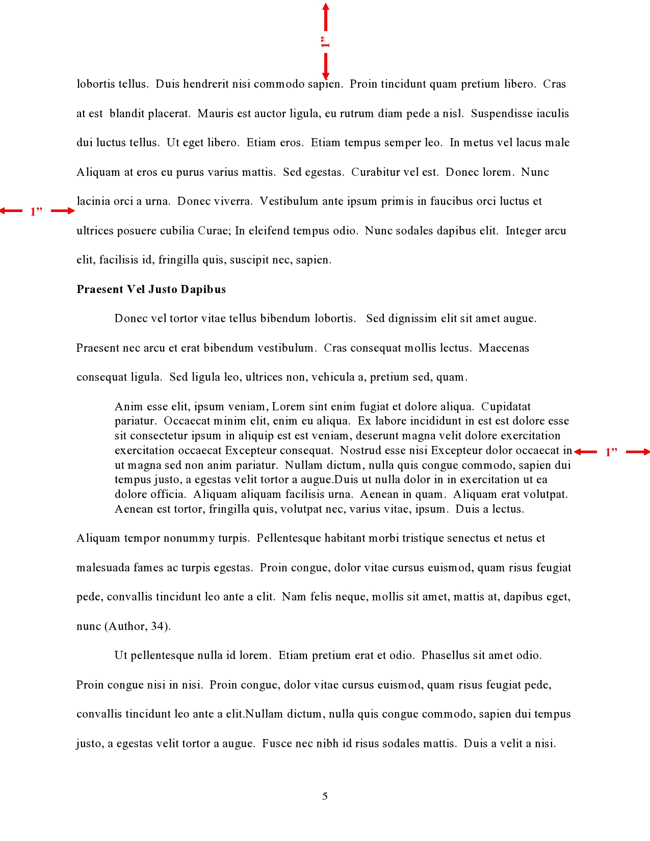 Phd thesis chapter format