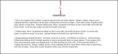 Format of a thesis