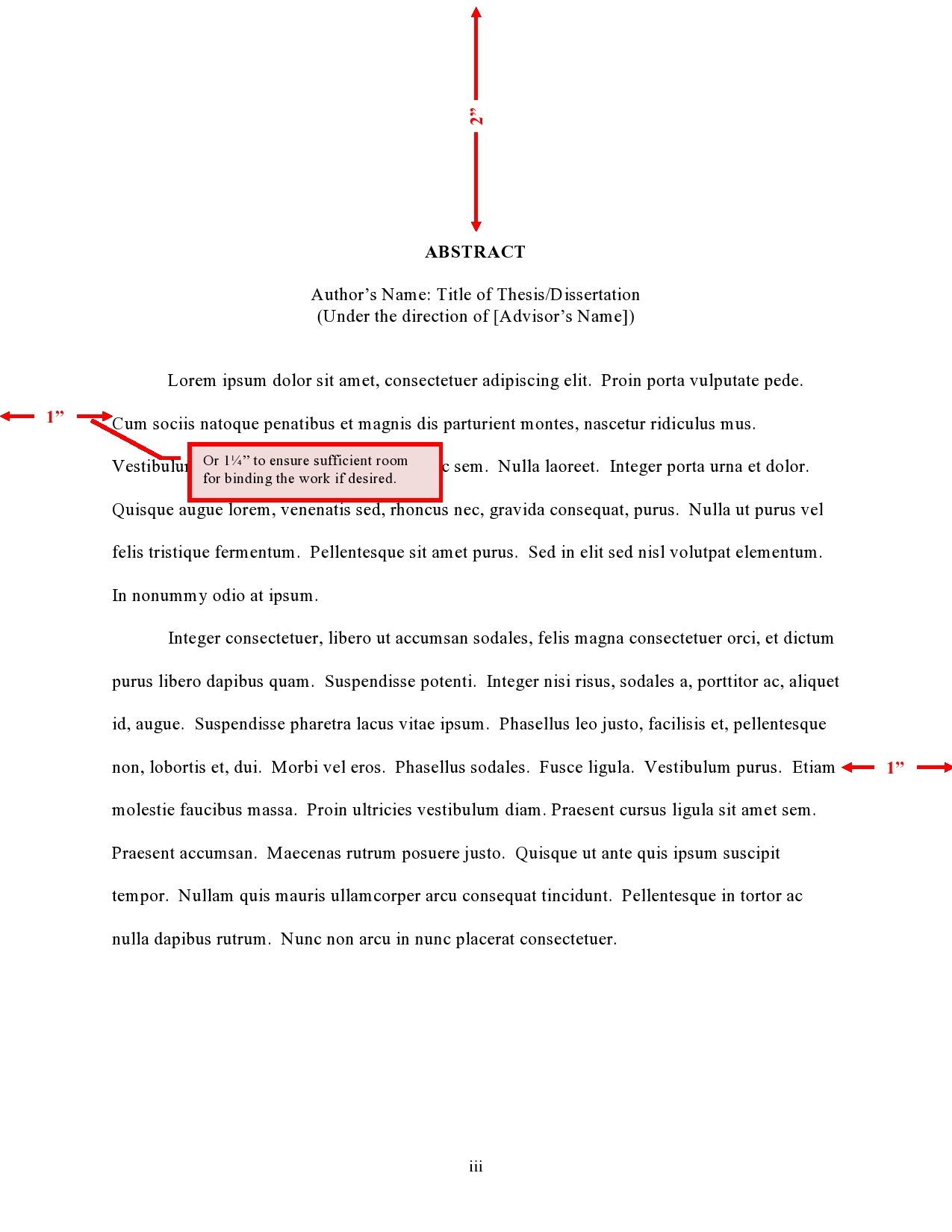 The Outline and Example of a Dissertation Proposal