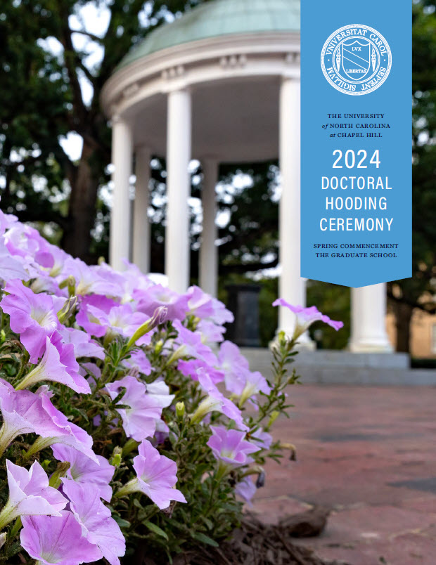 Cover of 2024 Hooding Ceremony program