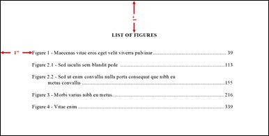 table of contents list of tables list of figures