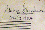 Pruett Fellows saw original sketches, including George Gershwin's “Rhapsody in Blue.”