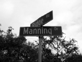 Manning Drive was planned in a single day