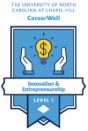Example of UNC-CH Graduate School digital badge for Innovation and Entrepreneurship